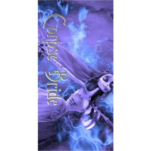 Free Shipping 35x70cm Swim Shower Travel Sports Gym Bath Beach Face Towels High Quality Bamboo Fiber Corpse Bride Hand Towel