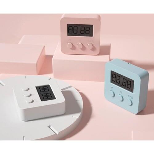 Digital Kitchen Timer LCD Electronic Countdown Multifunction Small Clock Kitchen Timer Alarm Clock Sleep Stopwatch Timer Gadget