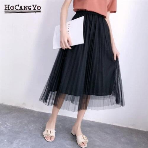 Женские юбки в складку HOCANGYO China At AliExpress