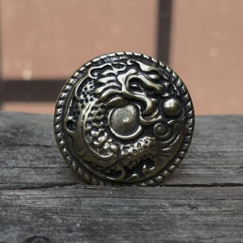 Dragon Copper Concho,Decorative Leather Accessories
