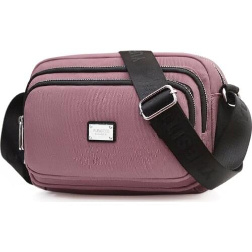 6 Colors 2021 fashion women Bags Multi Storey Nylon Shoulder bag woman Small Cheap womens trend bag Casual ladies hand bags