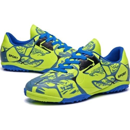 New fashion football shoes mens outdoor non-slip shoes soccer shoes breathable sports boots training football sports shoes