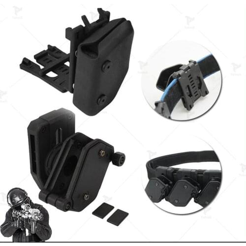 TOtrait New Skirmish Airsoft Holsters IPSC Quick Draw Multi-Angle Speed Magazine Pouch for Hi-capa, Glock, 1911