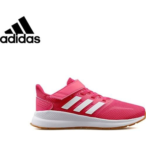 Original Adidas RUNFALCON Kids Unisex Running Sport Shoes Pink FW5140