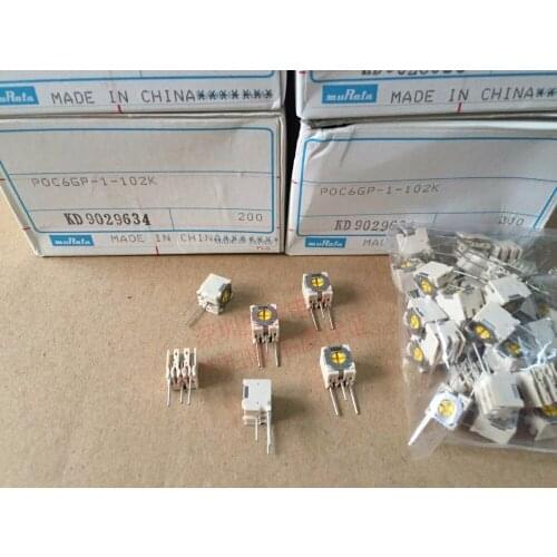 Original new 100% import adjustable resistor potentiometer 102 1K vertical trimming resistor side adjustment precision (SWITCH)