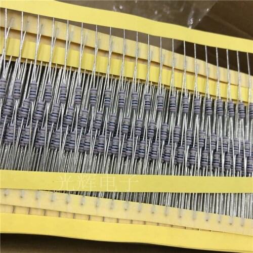 Original new 100% MOSX4/2CT52A10R0F 1/4W 10R 1% metal oxide film color ring copper resistance (Inductor)