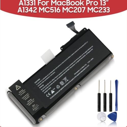 Original Replacement Battery 60Wh A1331 For MacBook Pro 13" A1342 MC516 MC207 MC233 Laptop Batteries