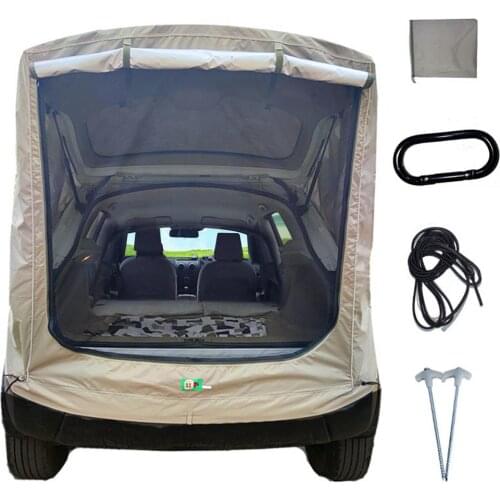 Outdoor Car Trunk Tent Car Truck Tent Sunshade Rainproof For Outdoor Self-driving Tour Barbecue Camping Car Tail Tent camping