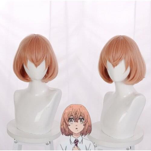 Anime Tokyo Revengers Tachibana Hinat Cosplay Wig Orange Heat Resistant Synthetic Hair Carnival Halloween Carnival Party