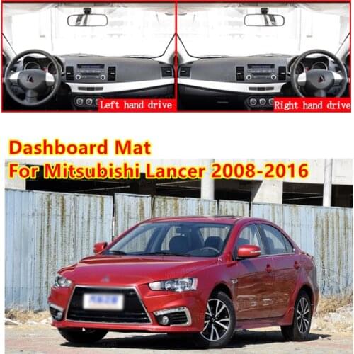 For Mitsubishi Lancer 2008-2016 Anti-Slip Mat Sunshade Dashmat Protect Carpet Dashboard Cover Pad Accessories