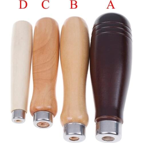 3Pcs Wood File Handle Polishing Rust Proof Home Jewellery Accessories Parts Machinists Easy Use Wood Replacement