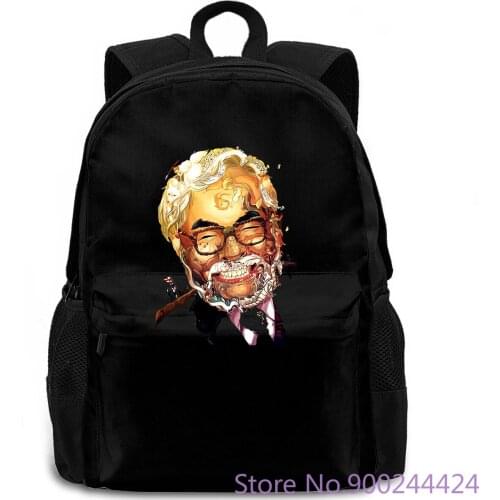 Hayao Miyazaki Art , Studio Ghibli , All s Hip Hop women men backpack laptop travel school adult student