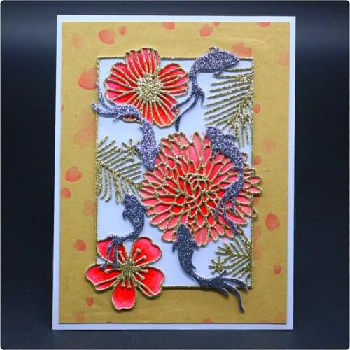 Scrapbook Metal Cutting Dies For Scrapbooking FLOWERS COVER Stencils DIY Paper Album Cards Making Embossing Die Cut Cuts Cutter