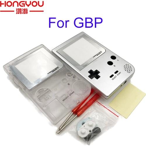 Full Case Cover Housing Shell Replacement For Gameboy Pocket Game Console for GBP Shell Case with Buttons Kit