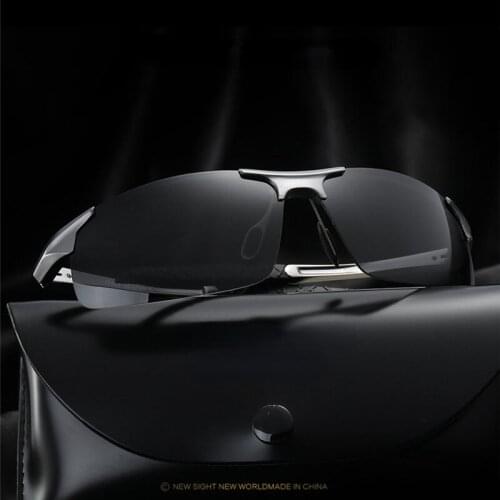 Sports Aluminum Magnesium Polarized Sunglasses Cycling Shades Glasses Fashion Sun Glasses Mens Adult TAC Eyewear Square