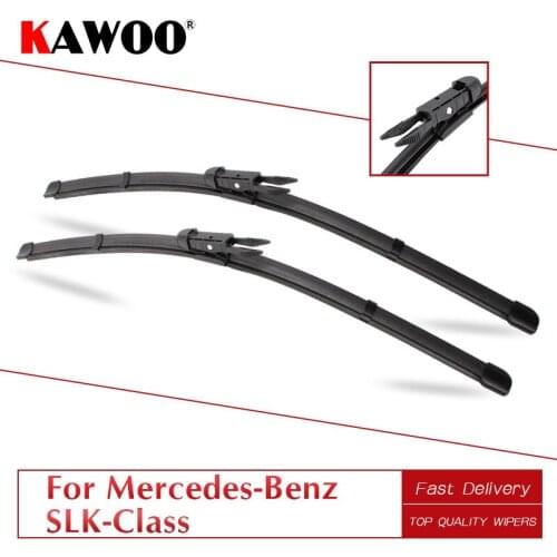 KAWOO For Mercedes-Benz SLK Class R170/R171/R172 Car Styling Natural Rubber Windcreen Wipers Blades Model Year From 1996 To 2016