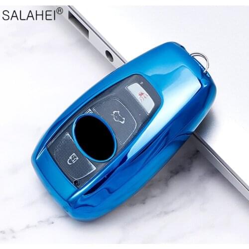 High Quality Soft TPU Car Smart Key Case Cover For Subaru Forester XV 2019 BRZ Trezia Legacy Outback Key Holder Shell Accessorie