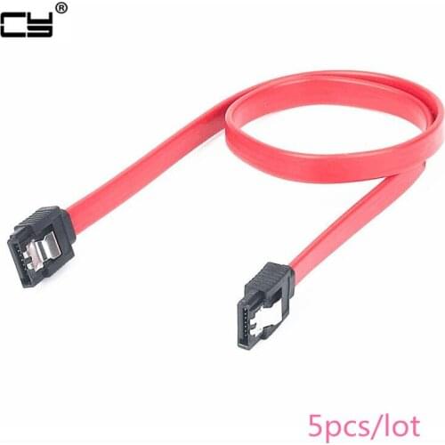 0.3m 30cm 45cm SATA 7pin female to female Extension Cable with Locking Latch and 90 Degree Angled sata Plug for Hard Disk