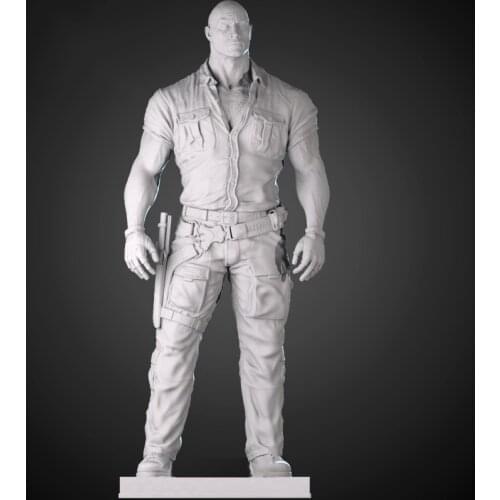 1/24 75mm 1/18 100mm Resin Model Kits The Stronger Stone Man Figure Unpainted No Color RW-215