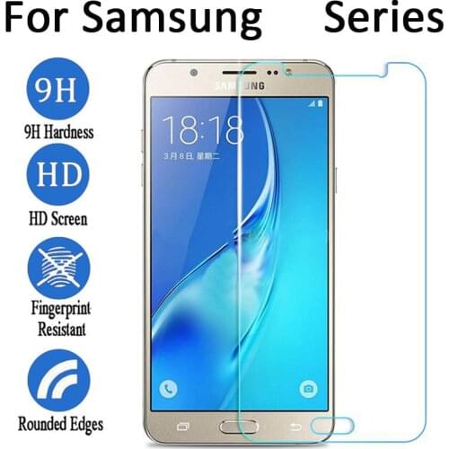 2pcs Protector phone For Samsung Galaxy A3 A5 A7 A8 A9 J1 J2 J3 J5 J7 2016 Prime Tempered Glass Film Protective Screen