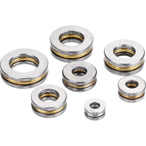 5pcs Flat Thrust Ball Bearing ID. 2.5/3/4/6/7/8mm Mini Miniature Bearings F25-6/ F3-8/ F4-10/ F6-12 /F7-13 /F8-14