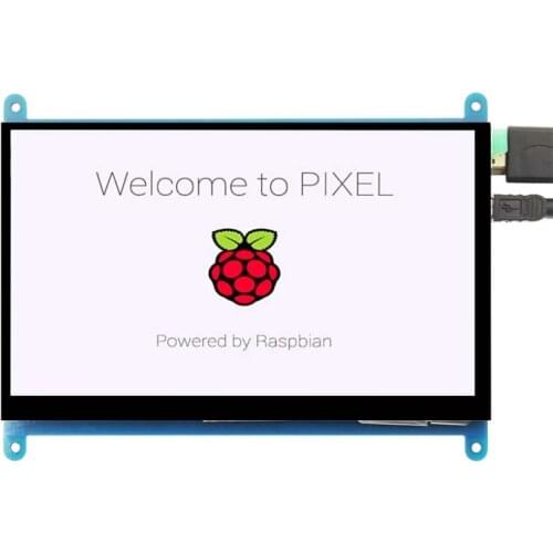 7 Inch 1024 x 600 Capacitive IPS LCD Module 5 Point Touch Screen Support Raspberry pi LCD Display