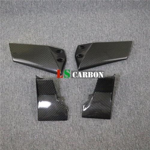 Full Carbon Fiber Motorcycle Accessories Lower Upper Winglets For Kawasaki H2 H2R
