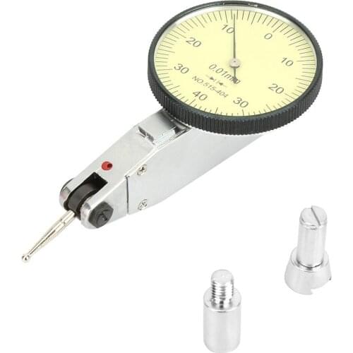 Lever Test Indicator Accuracy Tungsten Steel Dial Test Indicator Dial Gauge Meter Tool Dial Gauge 38mm