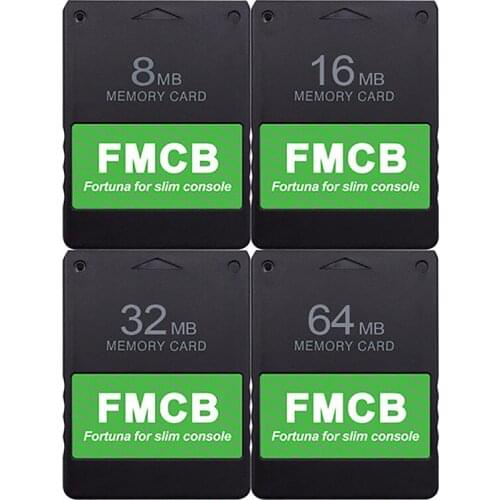 For PS2 Slim Game Console SPCH-7/9xxxx Series Fortuna FMCB Memory Card Data Storage Memory Card