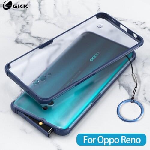 GKK Ultra-thin Translucent Matte Case for OPPO Reno 10X Zoom Z Case Double Protection Cover for OPPO Reno 10X Zoom Z Case Coque