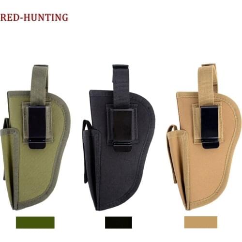 G2C/CZ 75/USP COMPACT/PP/M9/PX4/P220 Hunting Pistol Hand Gun Holster Tactical EDC Right/Left Interchangeable Waist Gun Bag Pouch