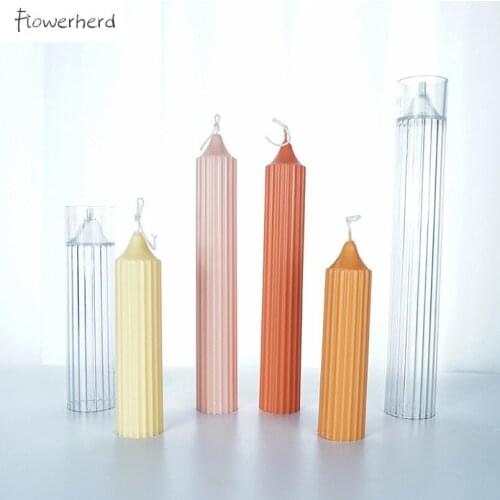 Rack Pointed Acrylic Candle Mould Plastic PC Handmade Church Head Aromatherapy Candle Molds for Candle Making Supplies