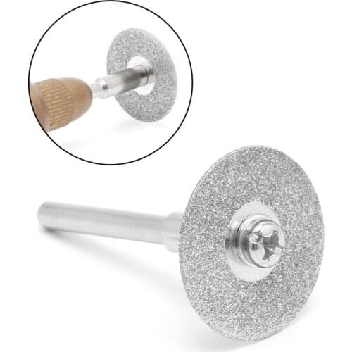 5pcs 50mm Diamonte Cutting Discs Drill Bit Shank For Rotary Tool Blade P82D