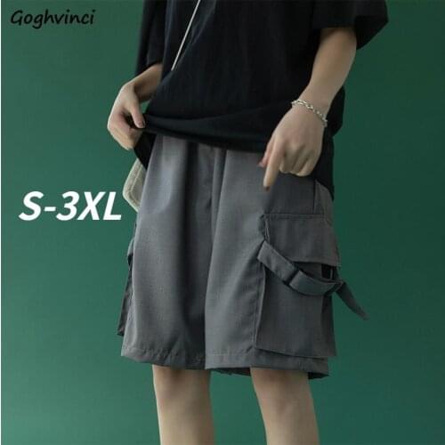 Shorts Women Ulzzang High Waist Simple Streetwear Safari Style Unisex Retro All-match Summer Ins Lady Straight Plus Size Trouser