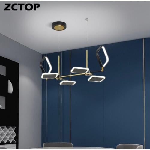 LED Lustre Modern Chandeliers for Living Dining Room Bedroom Home Indoor Hanging Lighting Lampara tech Dropshipping AC 110V 220V