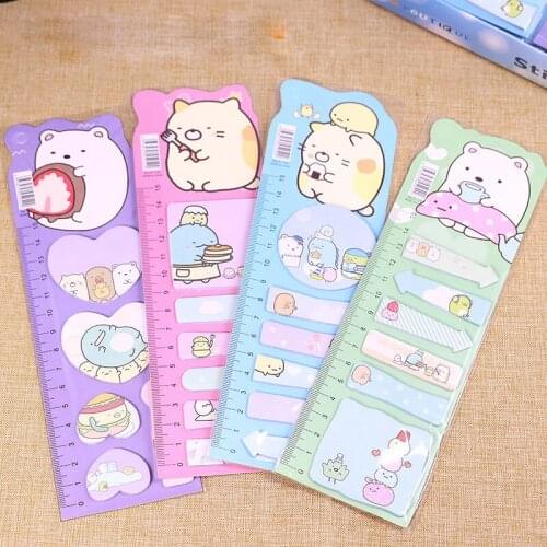 48 pcs/lot Cartoon Sumikko Gurashi Memo Pad Cute N Times Sticky Notes Stationery sticker Notebook School Supplies Bookmark Label