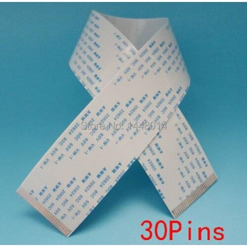 10pcs Solvent printer printed parts SPT head cable for Infiniti gongzheng printer head cables 30pins 400mm 40cm Printhead cable
