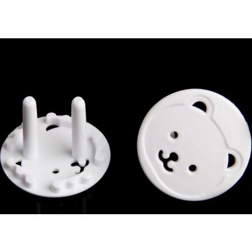 10X Power Kid Socket Cover Baby Child Protector Guard Mains Point Plug Bear New
