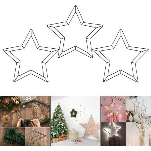 3 Pack 12 inch Metal Wire Wreath Frame Form er DIY Floral Crafts for Wedding Home Door Holiday Decoration