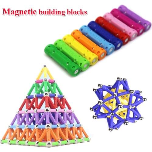 60pcs/set New Hot sale Child intelligence toy educational toys magnetic stick favorite gift