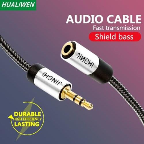 Audio Cable 3.5mm Male to Female AUX Headset 35mm Extension Auxiliary Cable, Suitable For Mobile Phone Computer Audio Cable