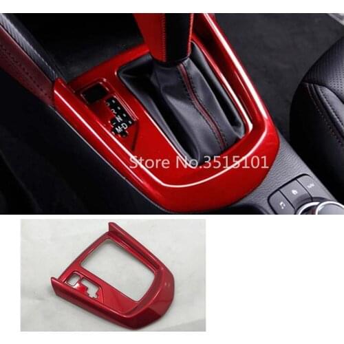 Car Inside Middle Handbrake Gear Shift Stall Paddle Cup Switch Armrest Frame Trim 1pcs For Mazda CX-3 CX3 2017 2018 2019 2020