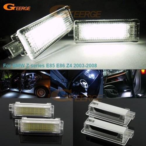 For BMW Z series E85 E86 Z4 2003-2008 Excellent LED Courtesy Footwell Under Door Light lamp No Error car Accessories