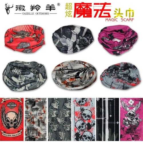 The emblem of new outdoor scarf scarf antelope riding magic show scarves