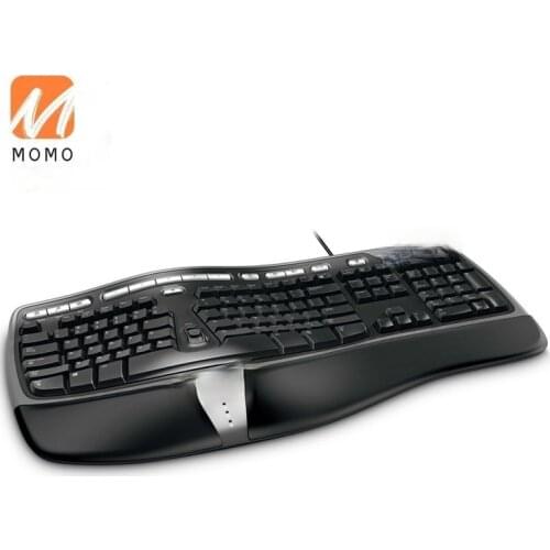 Ergonomics Design Multimedia Curve Keyboard wired Keyboard English Keypad PC Computer