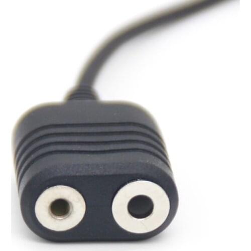 Adapter Cable Baofeng UV-9R Plus Waterproof to 2 Pin Headset Speaker Mic Y3ND