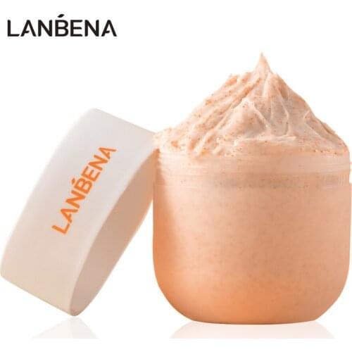 LANBENA Vitamin C Scrub Cream Deep Cleansing Body Pores Brightens Joints Dullness Moisturizing Removes Thick Cutin Scrub 280g