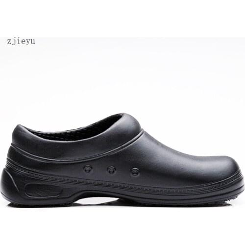 Kitchen and Chef Shoes Anti-skid Bot Waterproof and Oil Proof Kitchen Work Bots Mens Sneakers Shoes