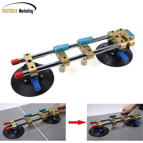 Quartz Stone Countertops Seam Tool ceramic tile Vacuum Adsorption Splicer Stone Adjustment Double Suction Cup Hand Tool