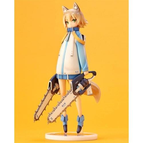 Unpainted GK Model Resin Figure Anime Chainsaw Kanban Girl Assembly Models Figure Resin Kit Model Colorless Self-Assembled Toy